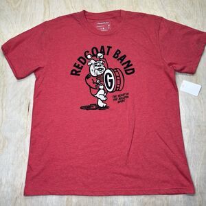 NWOT XL Georgia Bulldogs Homefield Redcoat Marching Band Retro T-Shirt Red